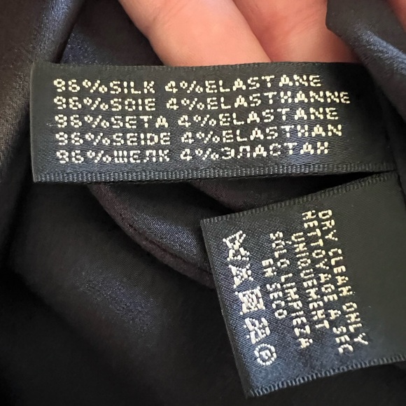 Ralph Lauren Black Silk Blouse - Picture 7 of 10